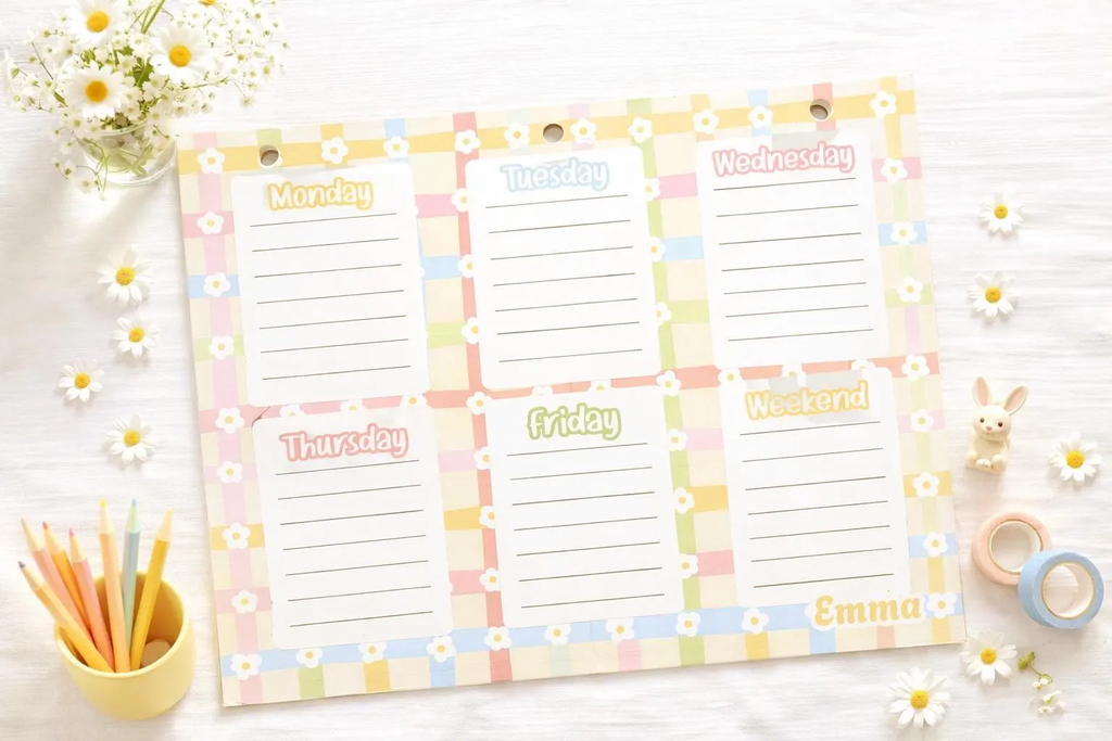 Personalized Weekly Planner Pad