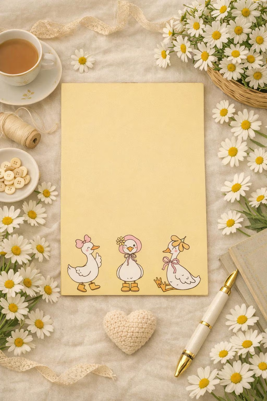 Cute Goose Notepad