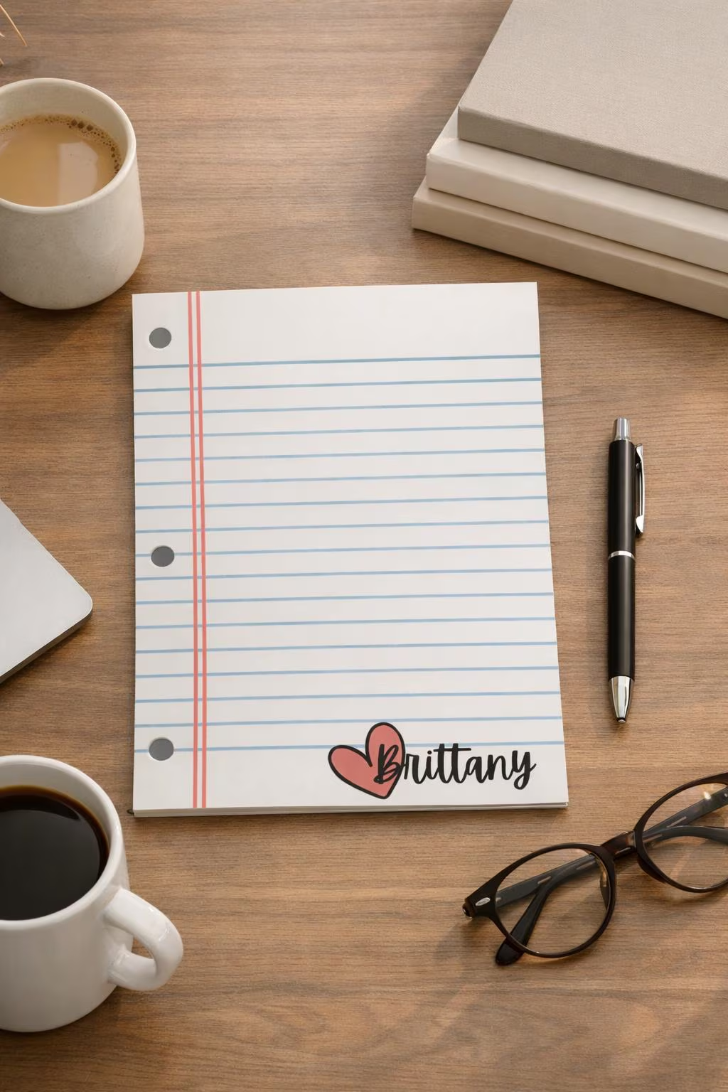 Personalized Notebook-Style Notepad