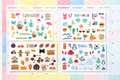 Seasonal Planner Sticker Sheets – Set of 4